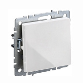 Выключатель 1-клавишный СП Brite BC10-1-0-БрБ 10А белый IEK