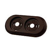 Рамка 2-х постовая коричневая Виви TDM