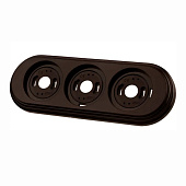 Рамка 3-х постовая коричневая Виви TDM