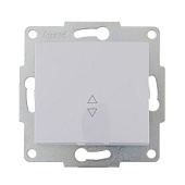 Выключатель проходной Karina белый Lezard