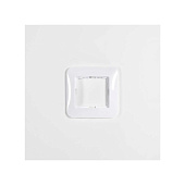 Рамка 1-ая горизонтальная б/вст Karina белая Lezard