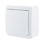 Выключатель Viola белый Lezard