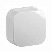 Выключатель 1-клавишный для открытой установки Glory 10A ВС20-1-0-ХБ белый IEK