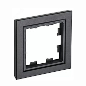 Рамка 1-м Brite РУ-1-БрЧ черный ІЕК