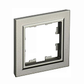 Рамка 1-м Brite РУ-1-БрШ шампань IEK