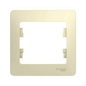 Рамка 1-м Glossa бежевый SE