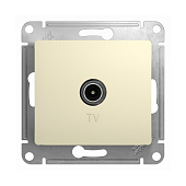 Механизм розетки TV коннектор 1-м СП Glossa 1Db бежевый SE
