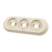 Рамка 3-х постовая слоновая кость Виви TDM