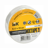 Изолента 0,13х15мм Mixtape 3 белая 10м IEK