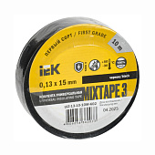 Изолента 0,13х15мм Mixtape 3 черная 10м IEK