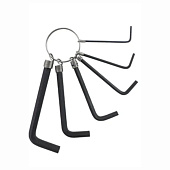 Набор ключей TDM Electric Гранит HEX шектигранник на кольце 6шт SQ1020-0201