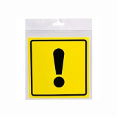 Знак наружный начинающий водитель самоклеящийся 150х150мм Airline AZN03