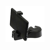 Вешалка-крючок на подголовник с держателем телефона черный Сималенд 7038868