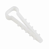 Дюбель-хомут нейлоновый 10-5 прямоугольный белый 100шт Rexant