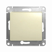 Выключатель 1-клавишный СП Glossa 10А IP20 10AX бежевый SE