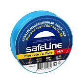 Изолента ПВХ 19мм 20м синяя Safeline
